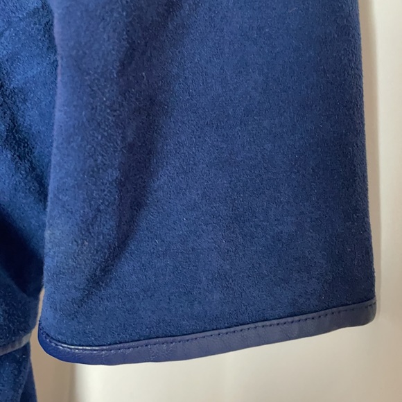 GUESS BLUE SUEDE ROUND NECK DRESS SIZE SMALL - Picture 5 of 9